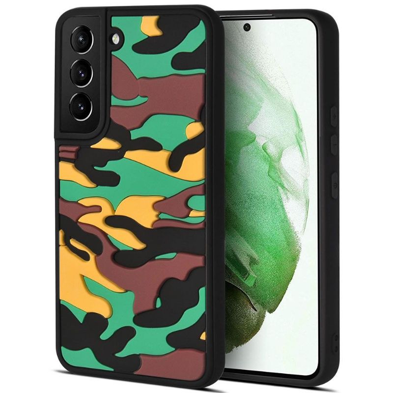 Cover Samsung Galaxy S22 Plus 5G Robust Militær Camouflage