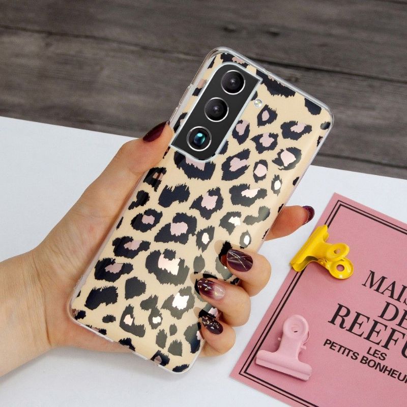 Mobilcover Samsung Galaxy S22 Plus 5G Original Silikone Leopard