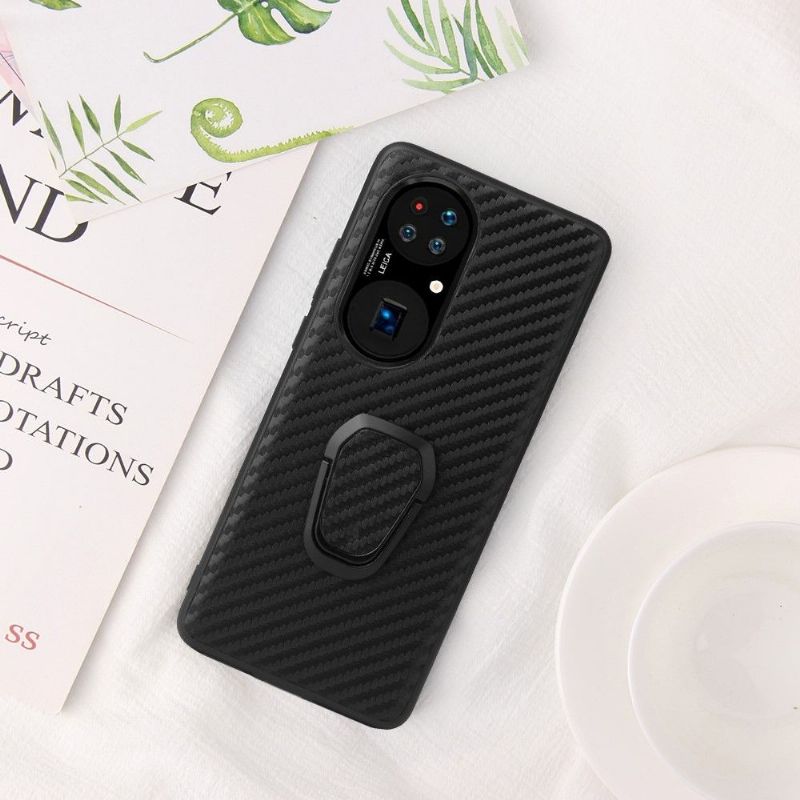 Cover Huawei P50 Pro Hemming Carbon Fiber Support Funktion