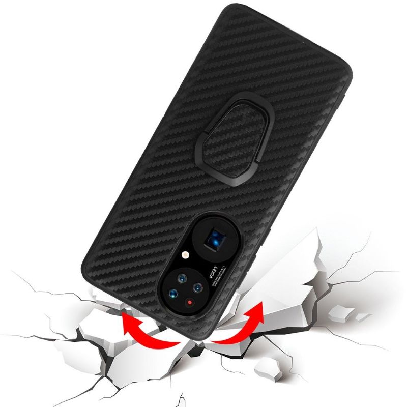 Cover Huawei P50 Pro Hemming Carbon Fiber Support Funktion