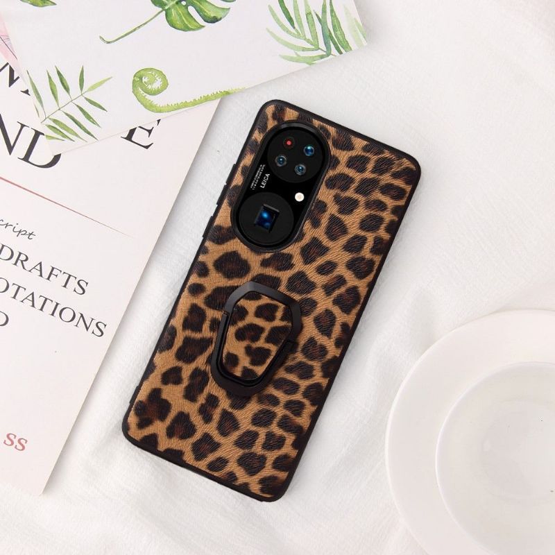 Cover Huawei P50 Pro Hemming Leopard Funktionsunderstøttelse