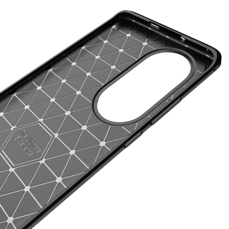 Cover Huawei P50 Pro Hemming Silikone Børstet Effekt