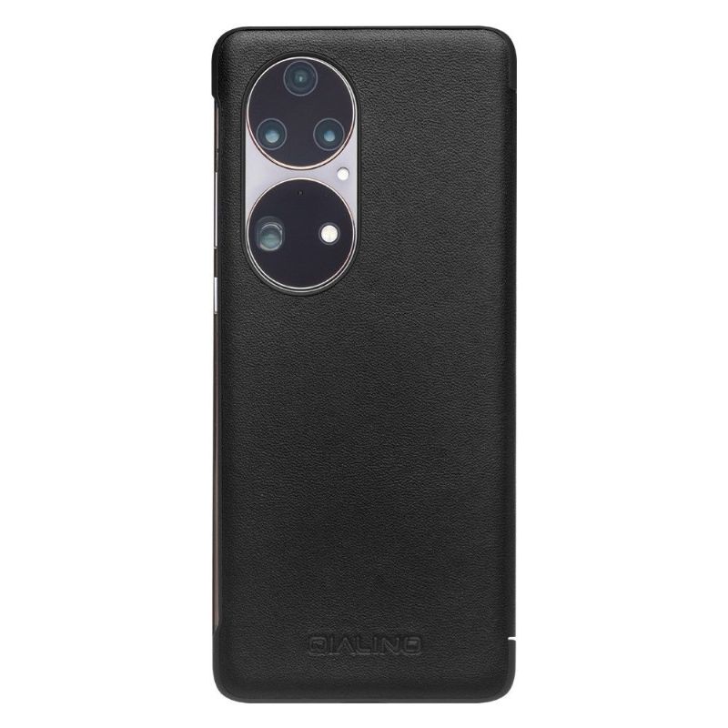 Flip Cover Huawei P50 Pro Anti-fald Læder Cover Lædervindue