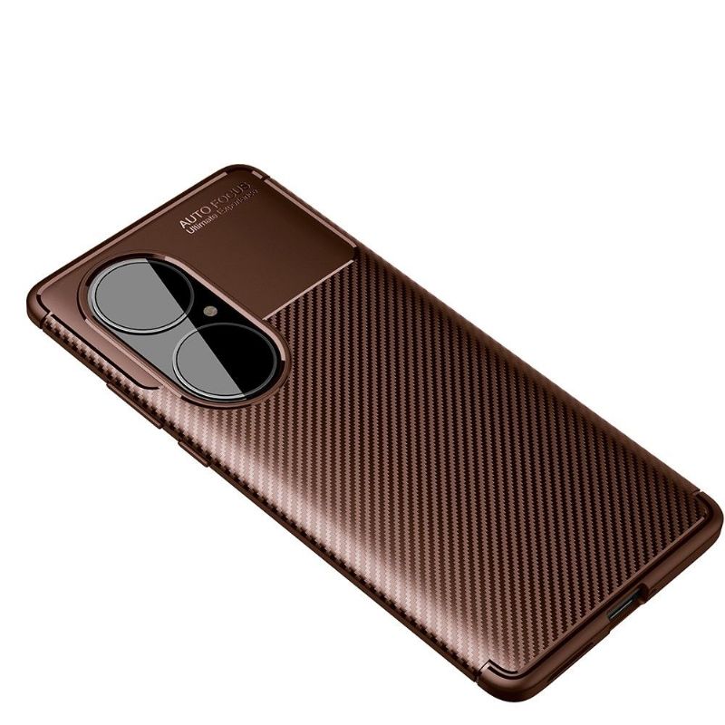 Mobilcover Huawei P50 Pro Carbon Fiber Style