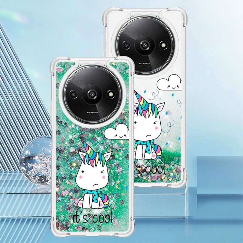 Cover Poco C61 Unicorn Glitter