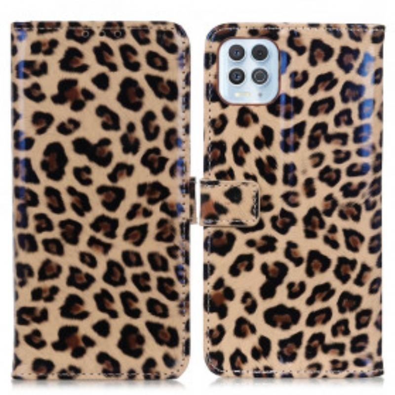 Flip Cover Moto G100 Leopard