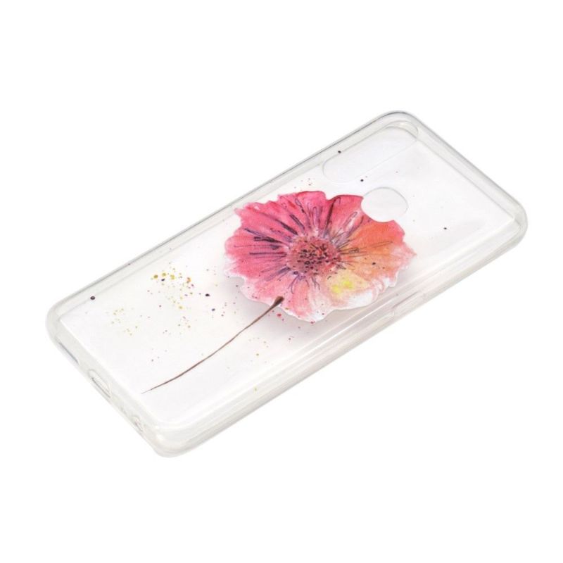 Cover Huawei P40 Lite E Gennemsigtig Blomst