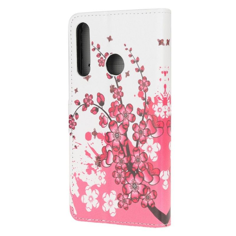 Flip Cover Huawei P40 Lite E Japansk Abrikos