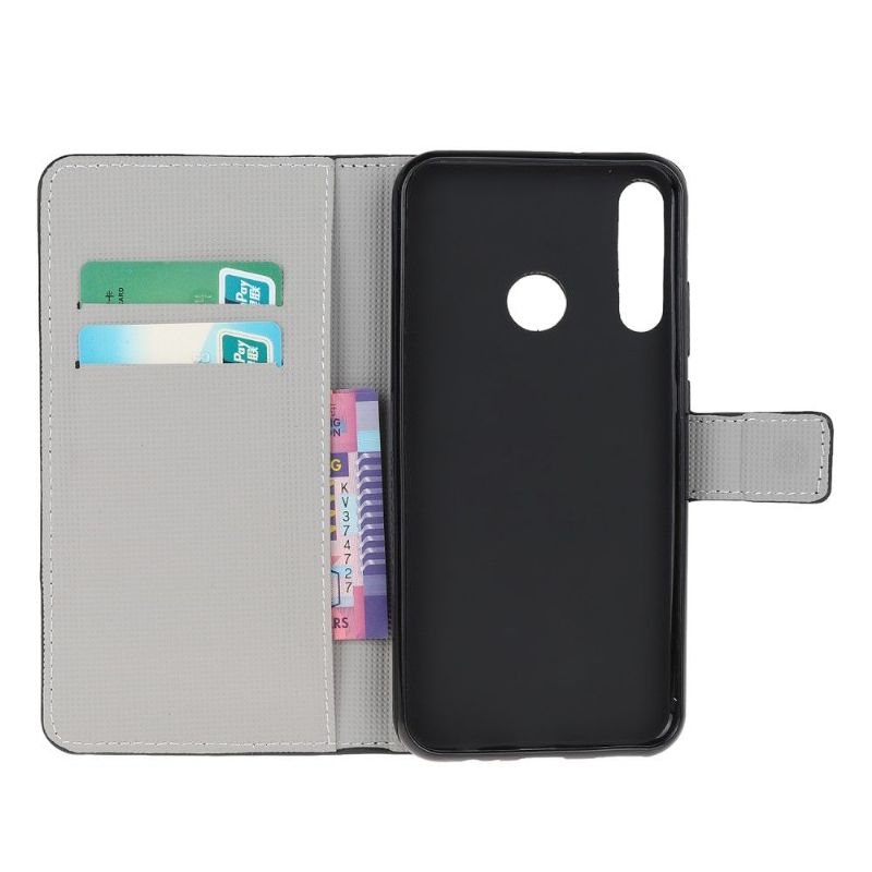 Flip Cover Huawei P40 Lite E Japansk Abrikos