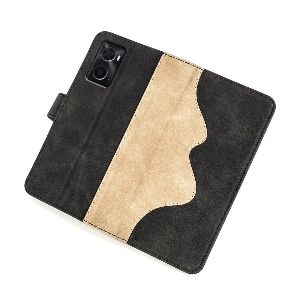 Flip Cover Realme 9i Læder Cover Bicolor Folio Stand