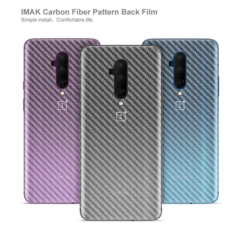 2 Carbon Style Bagfilm Til Oneplus 7T Pro