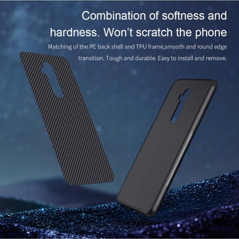 Cover OnePlus 7T Pro Syntetisk Fiber