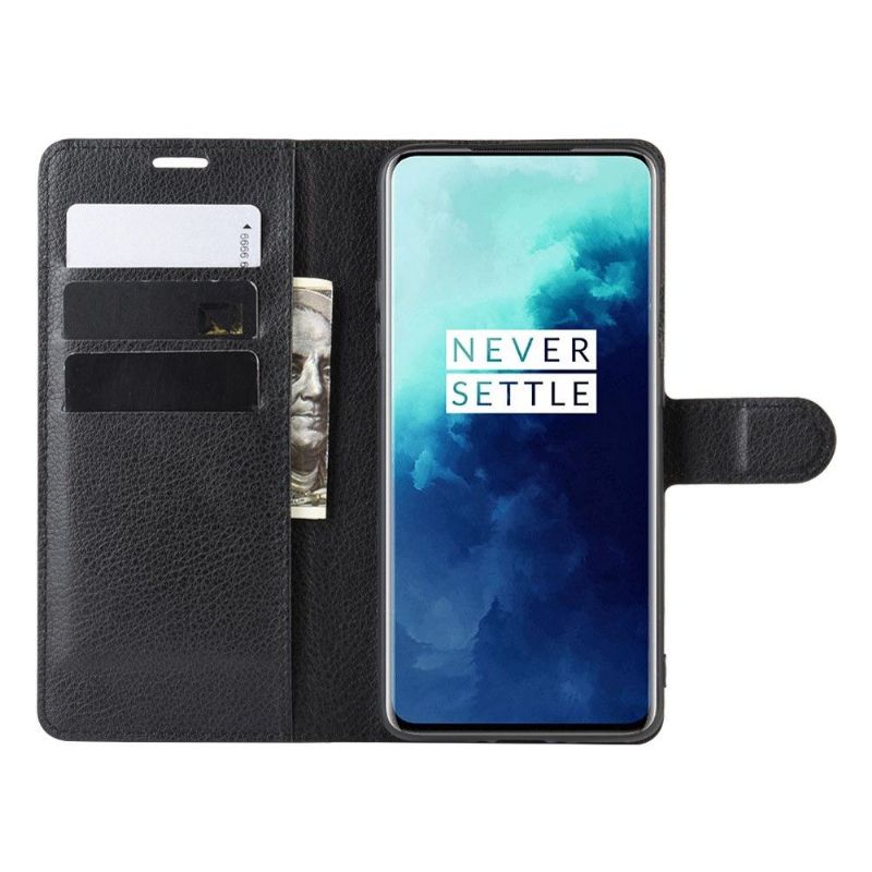 Flip Cover OnePlus 7T Pro Punge Etui Læderstil