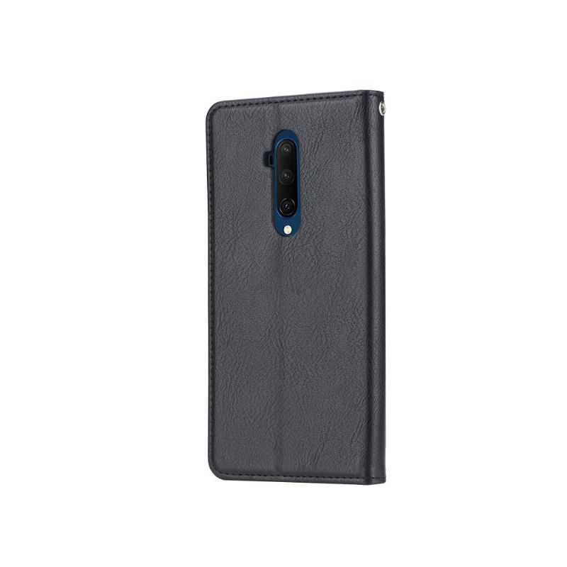 Læder Cover OnePlus 7T Pro Læder Effekt Stand Case