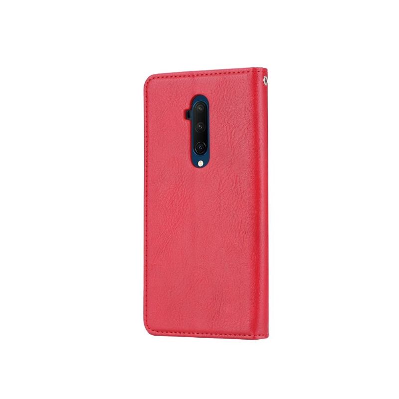 Læder Cover OnePlus 7T Pro Læder Effekt Stand Case