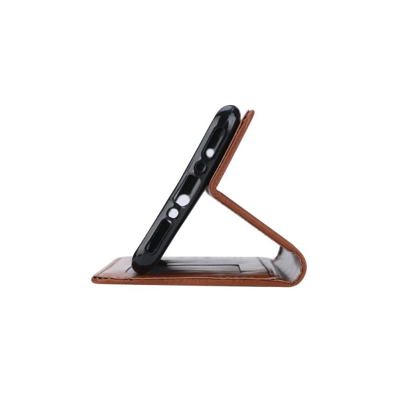 Læder Cover OnePlus 7T Pro Læder Effekt Stand Case