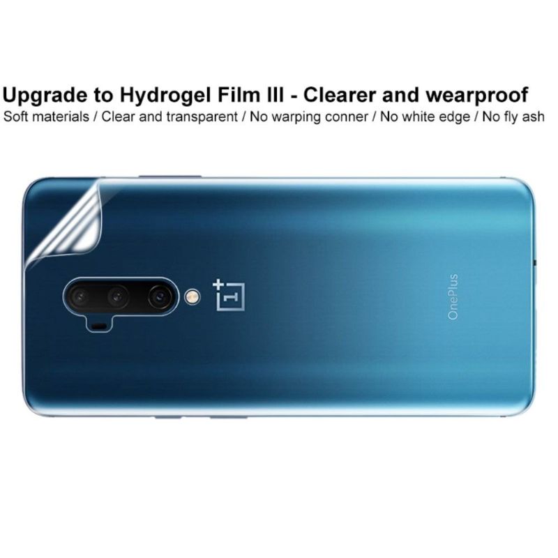 Oneplus 7T Pro - 2 Hydrogel Beskyttelsesfilm Bagpå