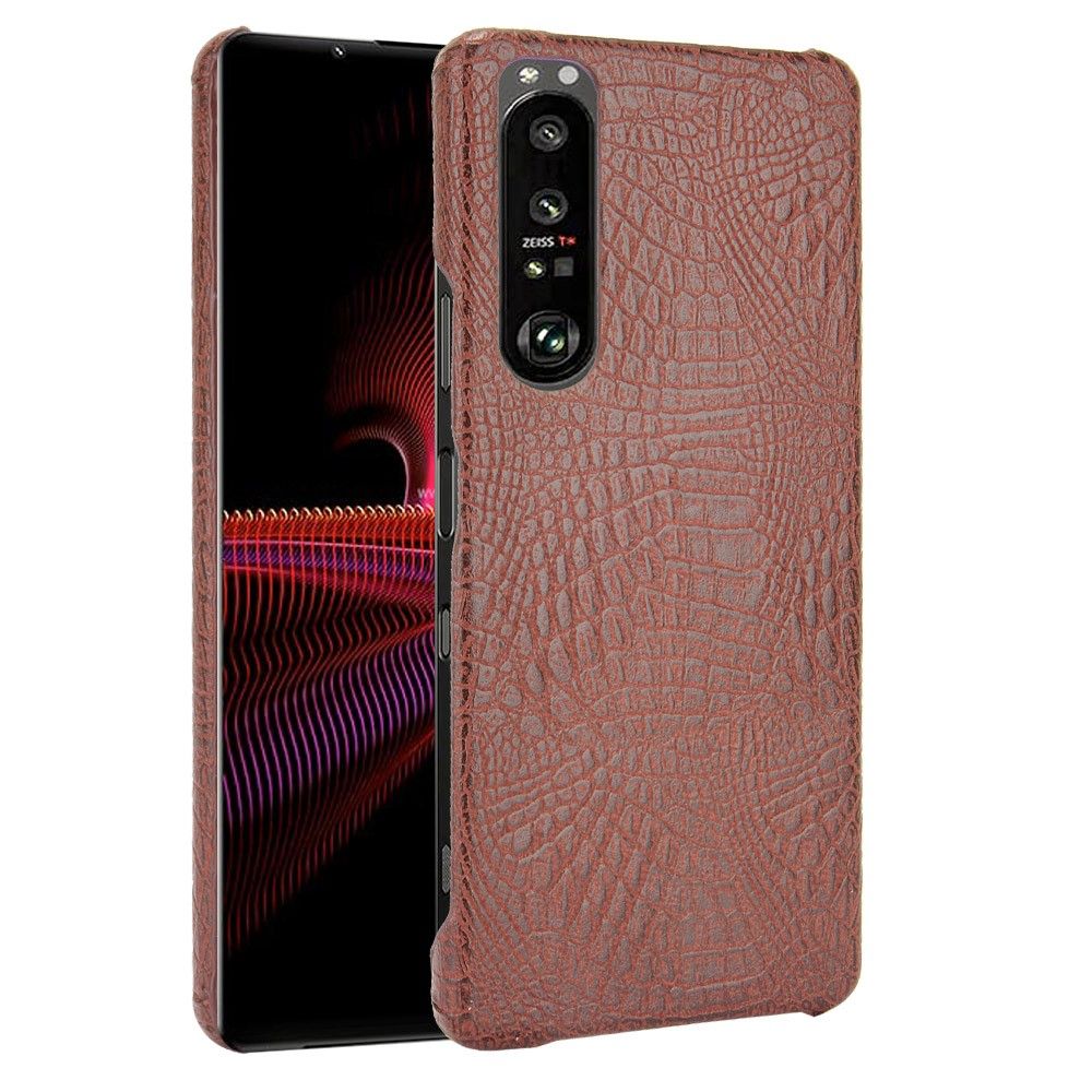 Cover Sony Xperia 1 III Croc Skin Effekt