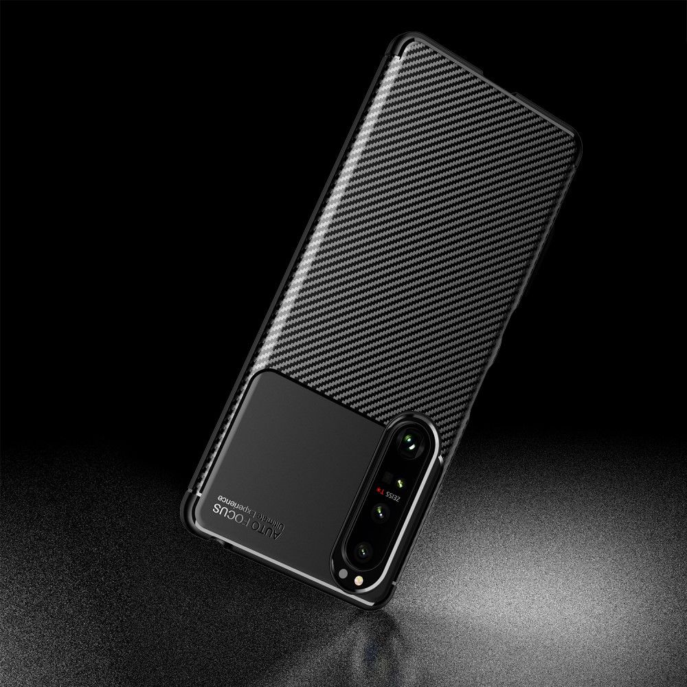 Cover Sony Xperia 1 III Hemming Carbon Fiber Style