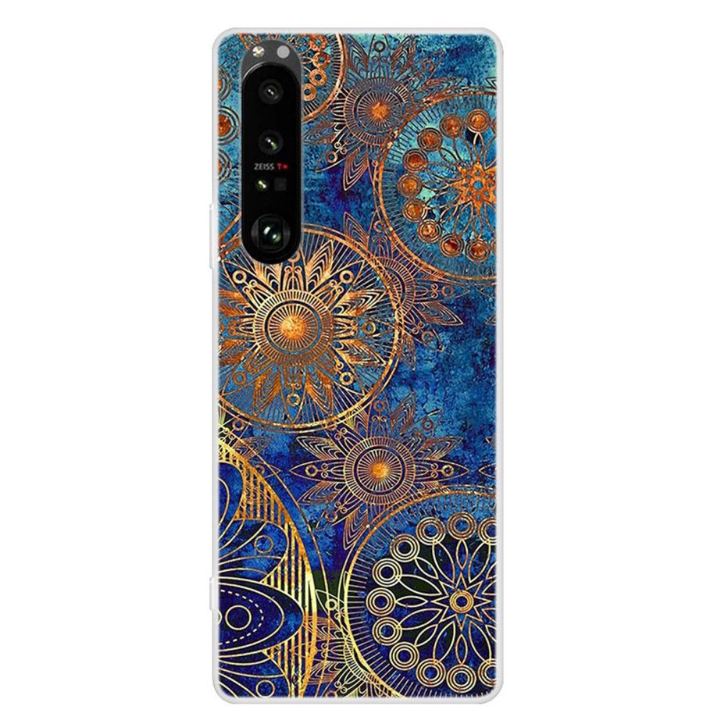 Cover Sony Xperia 1 III Hemming Retro Mandala