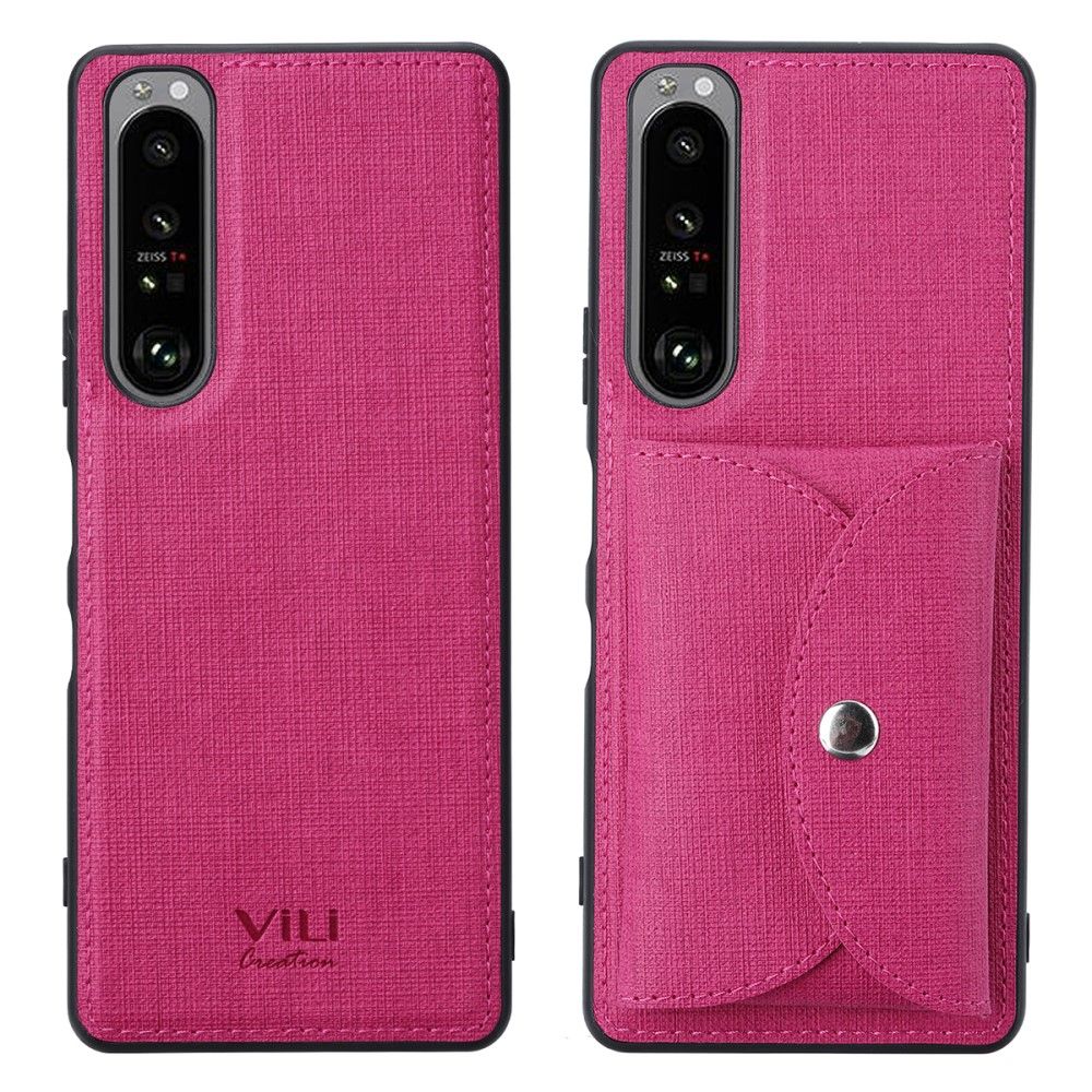 Cover Sony Xperia 1 III Vili Cross Magnetkortholder