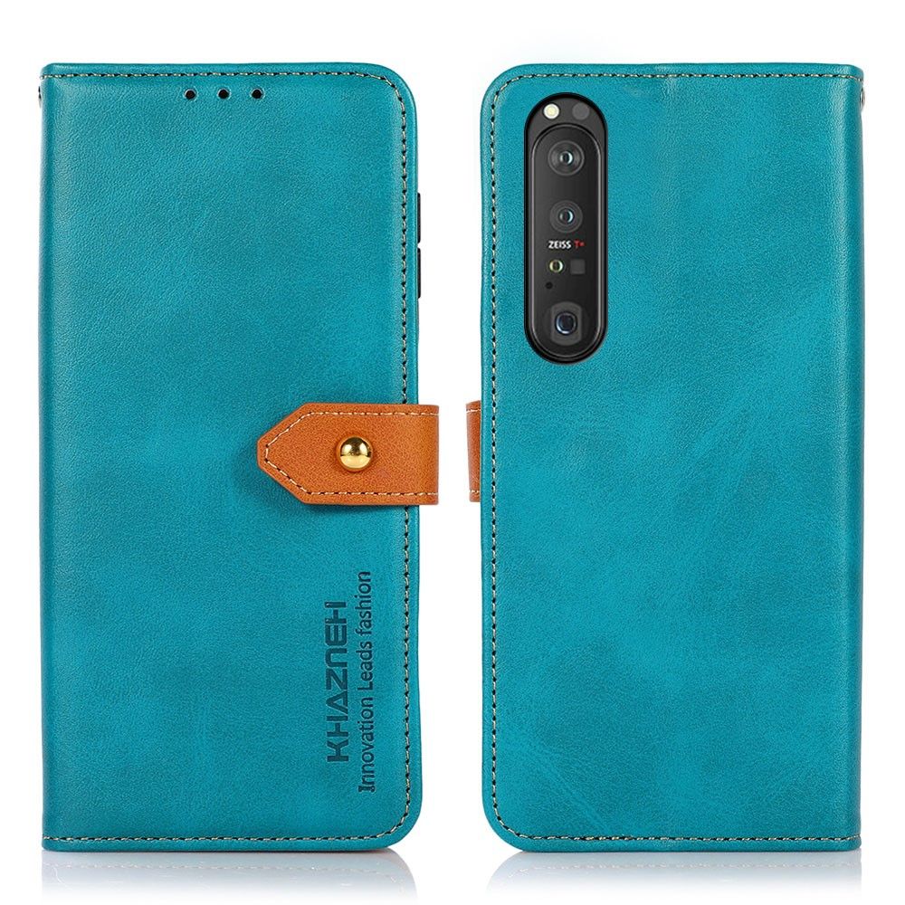 Flip Cover Sony Xperia 1 III Khazneh Bicolor Imiteret Læder