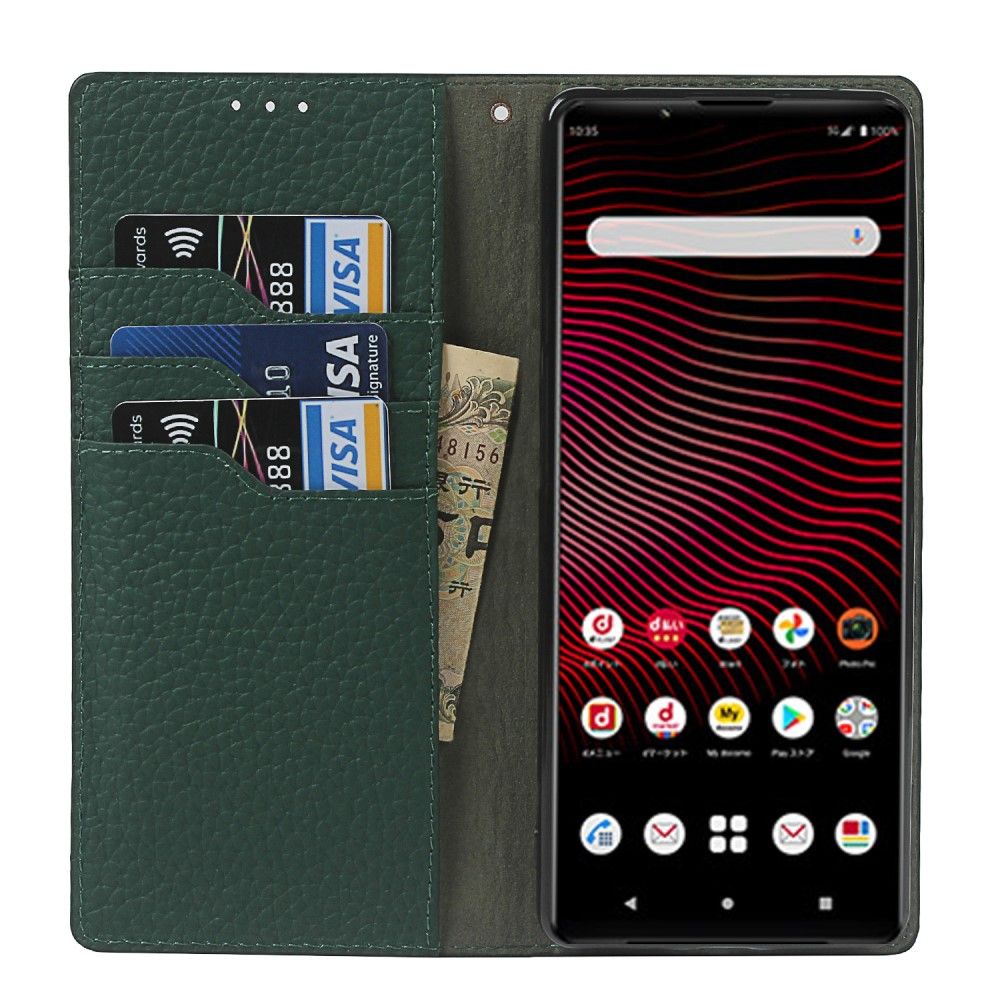 Flip Cover Sony Xperia 1 III Kornet Læder Med Rem