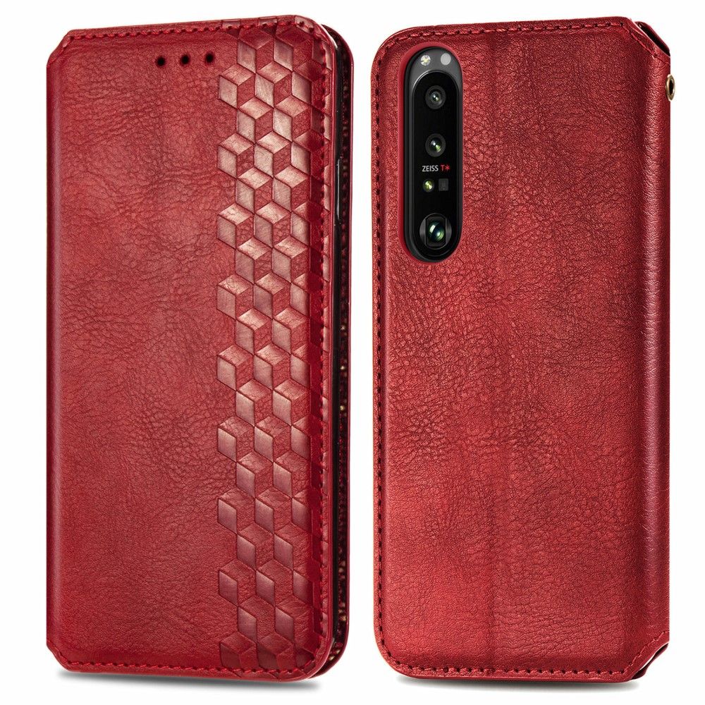 Flip Cover Sony Xperia 1 III Kub Design Kortholder