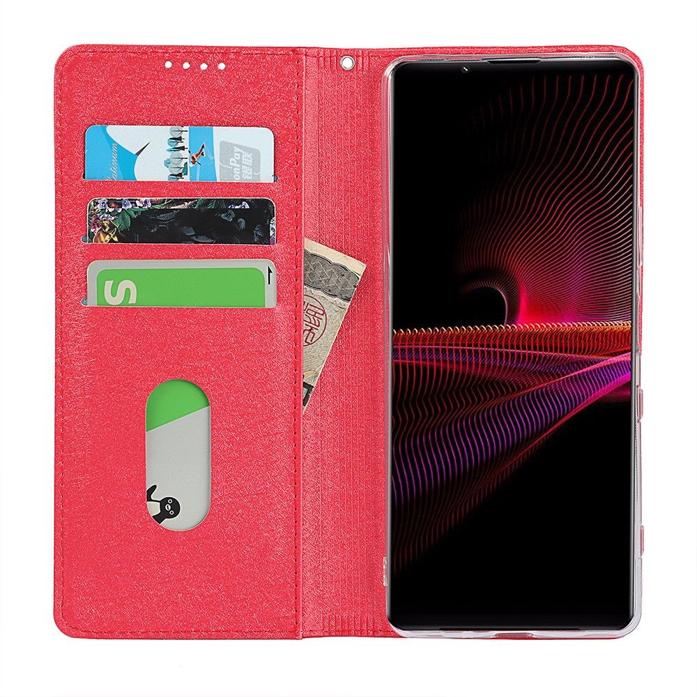 Flip Cover Sony Xperia 1 III Læder Cover Blue Moon Flap Kortholder