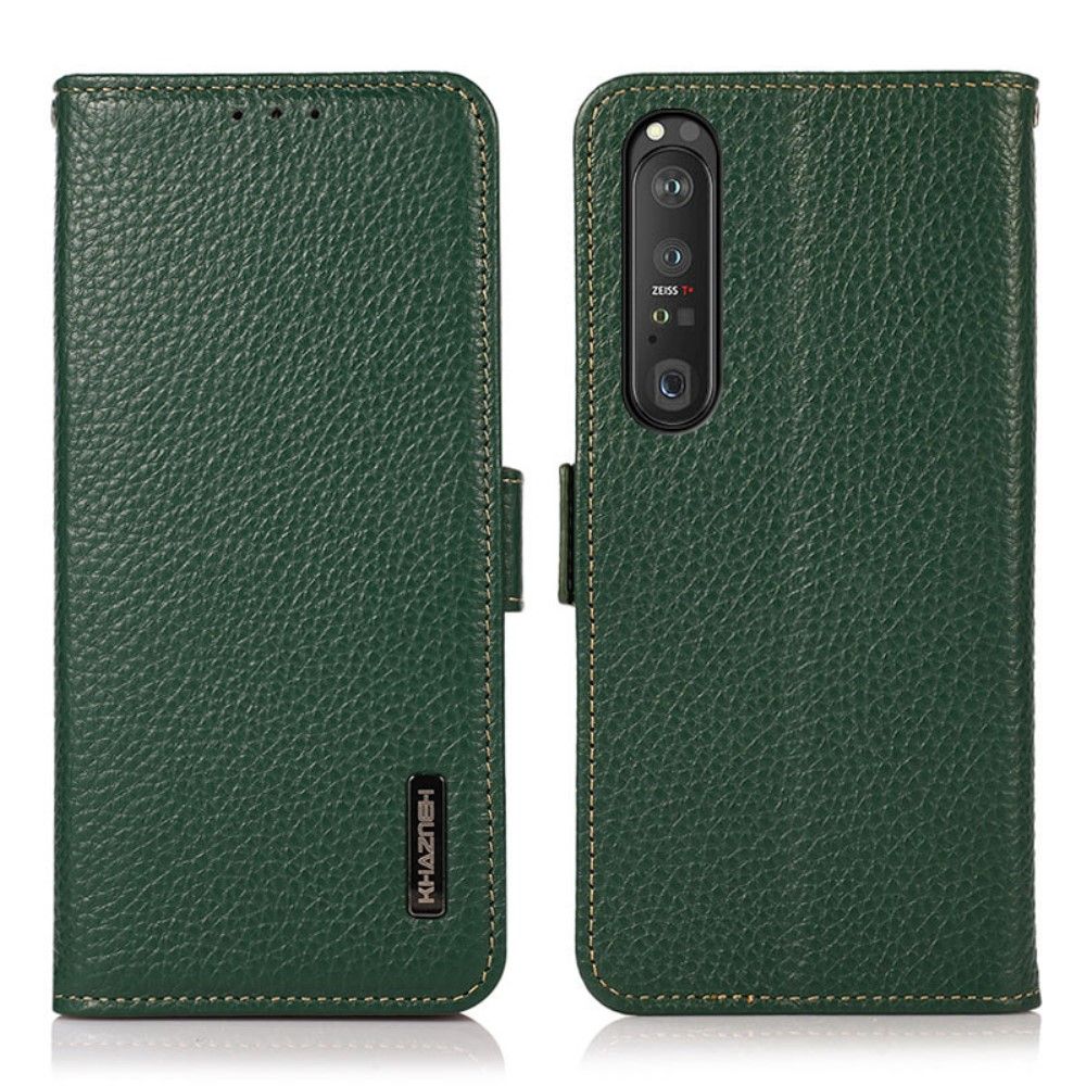 Læder Cover Sony Xperia 1 III Original Khazneh Læder