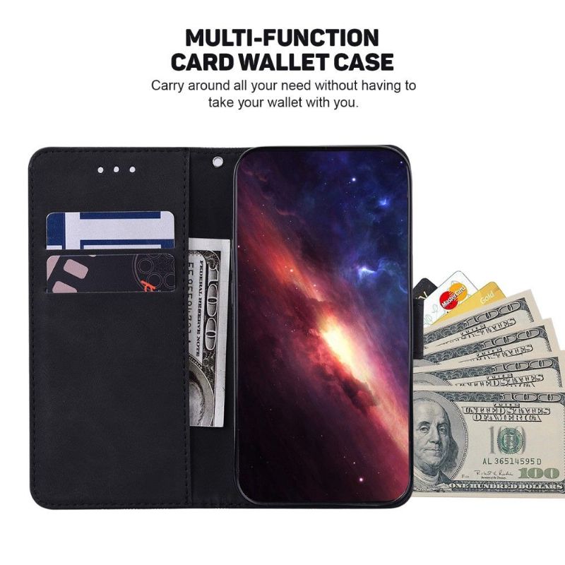 Case Poco X4 Pro 5G Flip Cover Foliostriber I Imiteret Læder