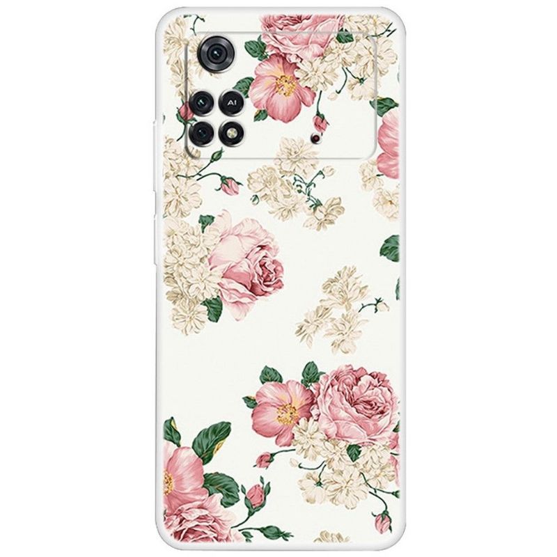 Cover Poco X4 Pro 5G Blomster