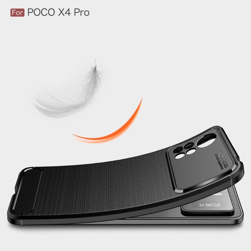 Cover Poco X4 Pro 5G Fleksibel Børstet Effekt