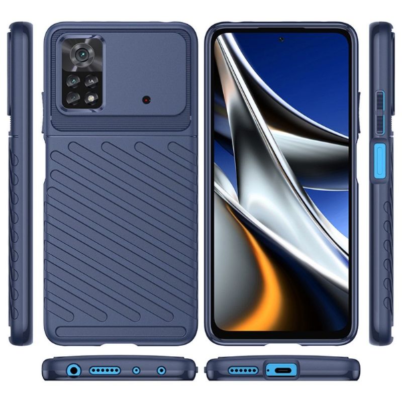 Cover Poco X4 Pro 5G Hemming Thor Series Silikone