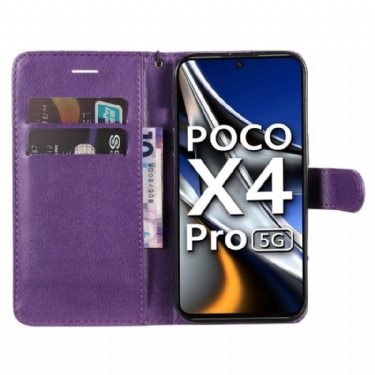 Flip Cover Poco X4 Pro 5G Hemming Med Snor Sylvette