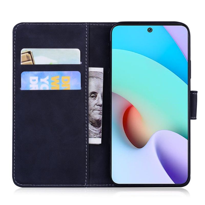 Flip Cover Poco X4 Pro 5G Hemming Præget Tiger