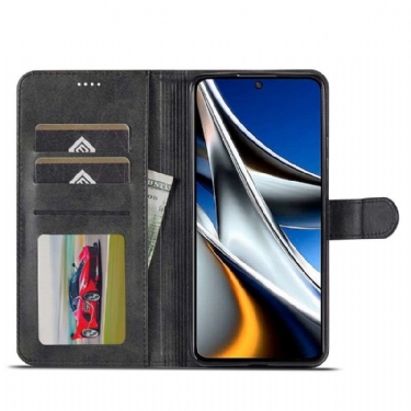 Flip Cover Poco X4 Pro 5G Lædereffekt Lc.imeeke