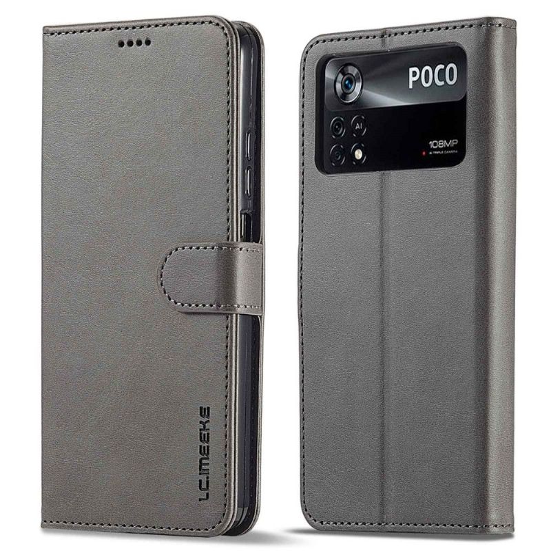 Flip Cover Poco X4 Pro 5G Lædereffekt Lc.imeeke