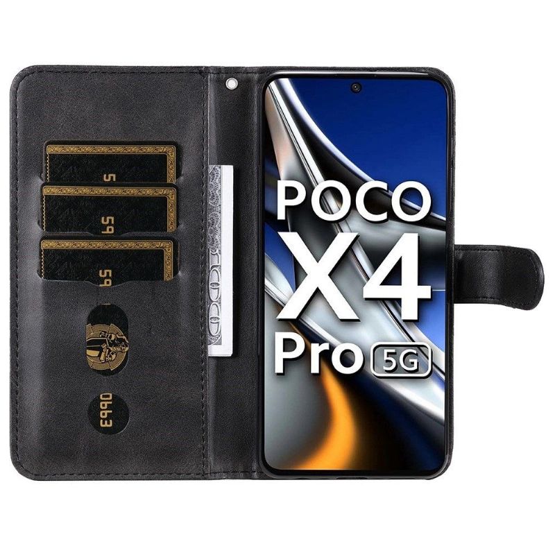 Flip Cover Poco X4 Pro 5G Punge Etui Elena Tegnebog