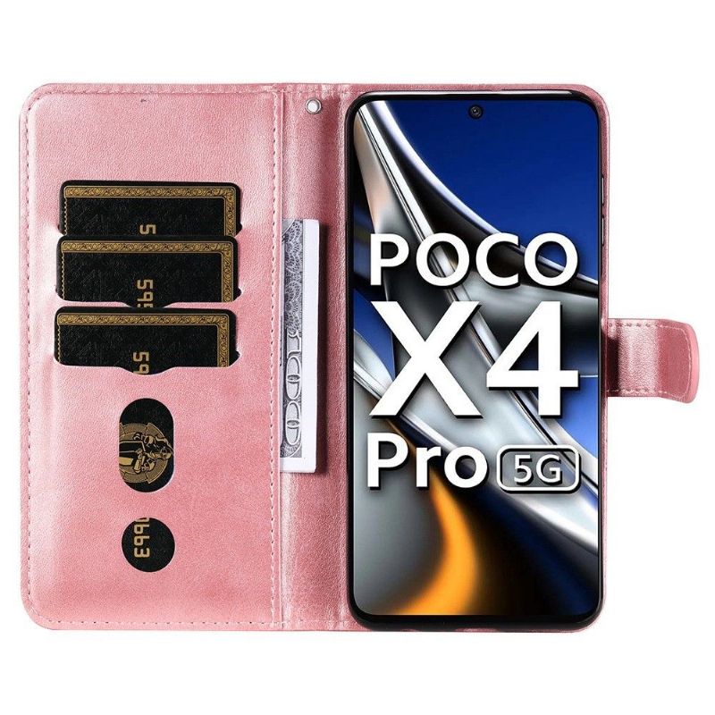 Flip Cover Poco X4 Pro 5G Punge Etui Elena Tegnebog