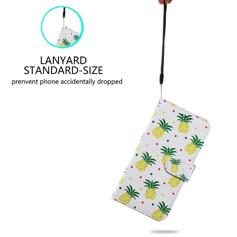 Læder Cover Poco X4 Pro 5G Ananas