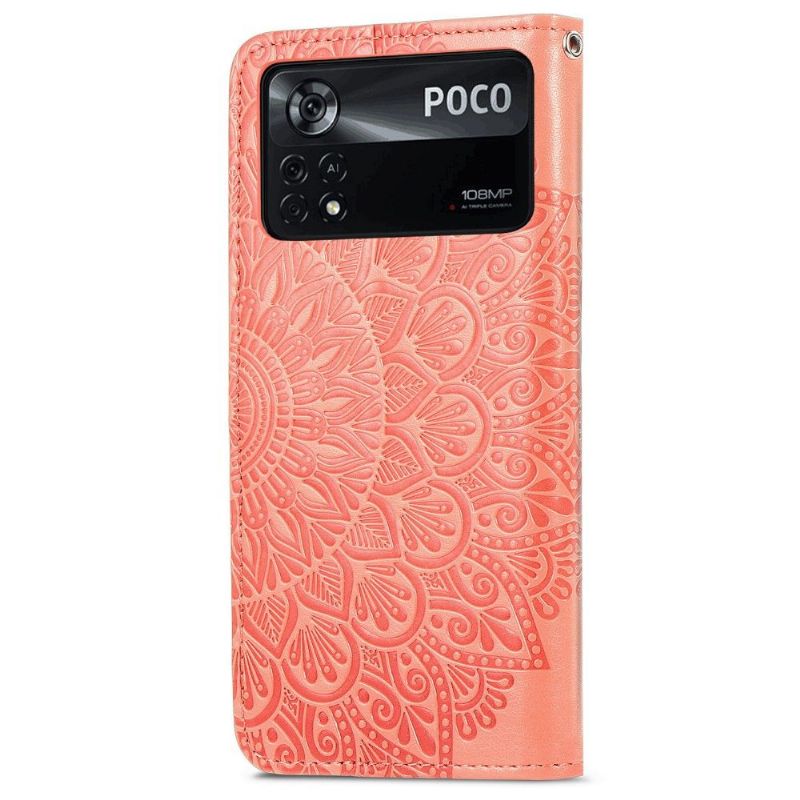 Læder Cover Poco X4 Pro 5G Original Mandalablad