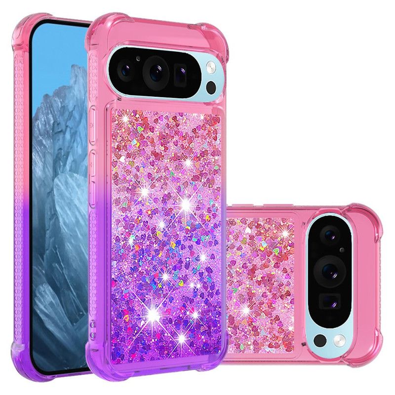 Cover Til Google Pixel 9 Glitter Gradient