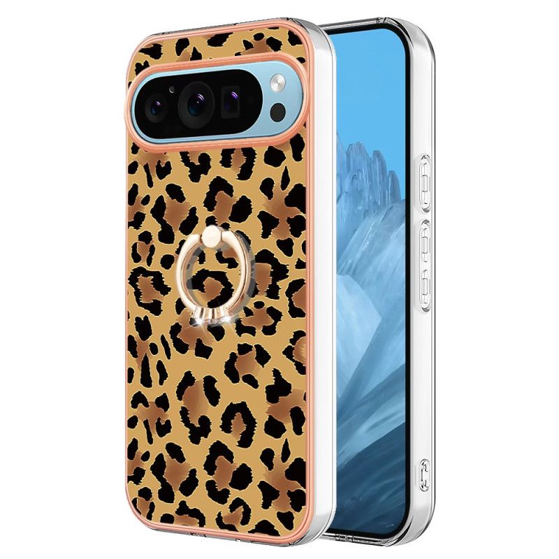 Cover Til Google Pixel 9 Leopardprint Ringholder