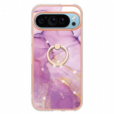 Cover Til Google Pixel 9 Marmor Style Support Ring