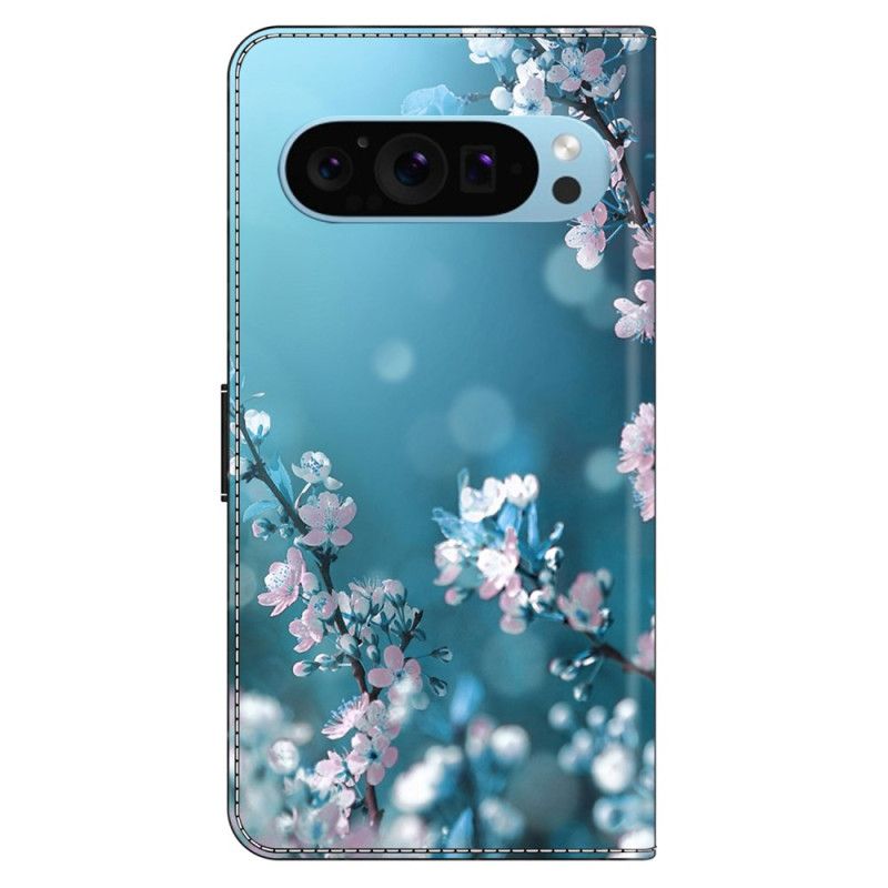 Flip Cover Til Google Pixel 9 Blommeblomster