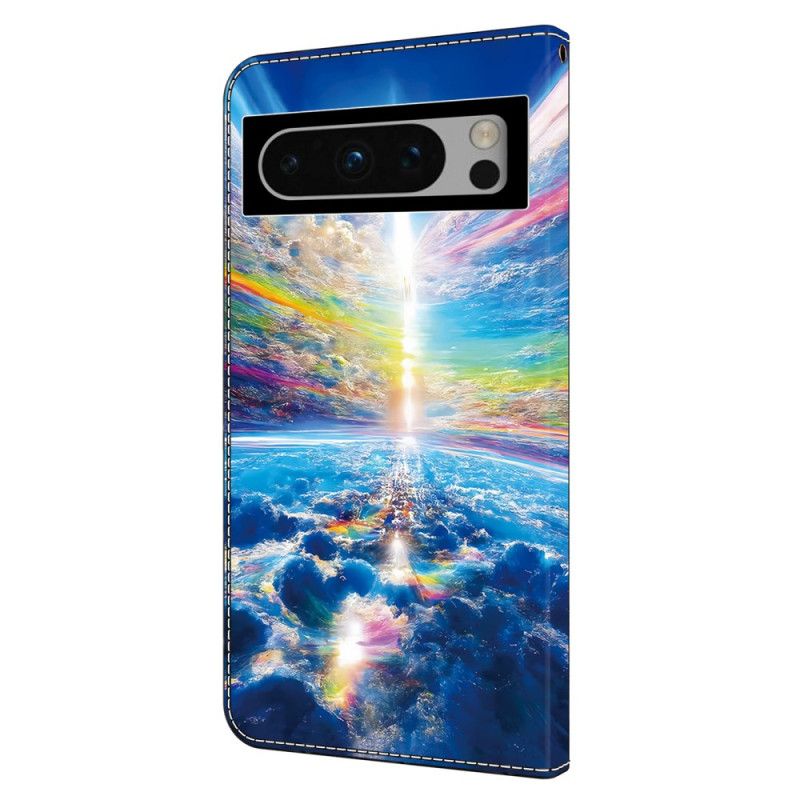 Flip Cover Til Google Pixel 9 Farverig Himmel