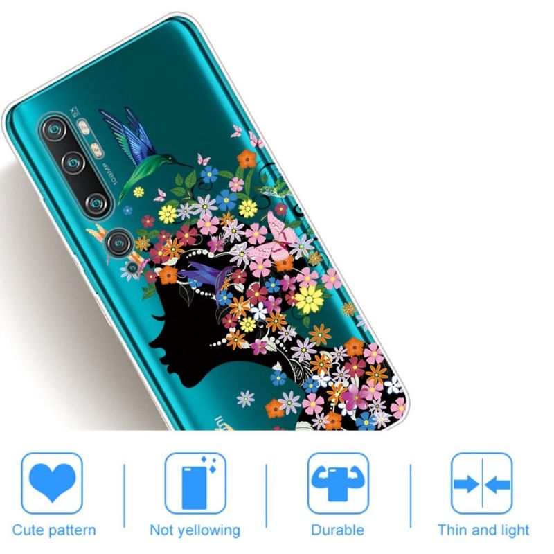 Cover Xiaomi Mi Note 10 / 10 Pro Anti-fald Kolibriblomst