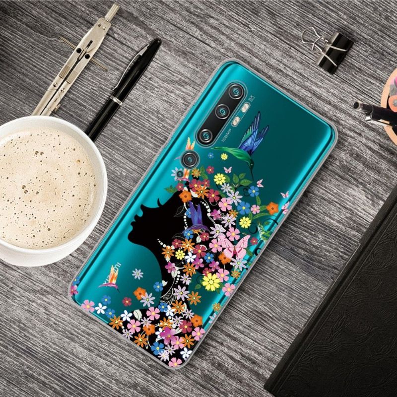 Cover Xiaomi Mi Note 10 / 10 Pro Anti-fald Kolibriblomst