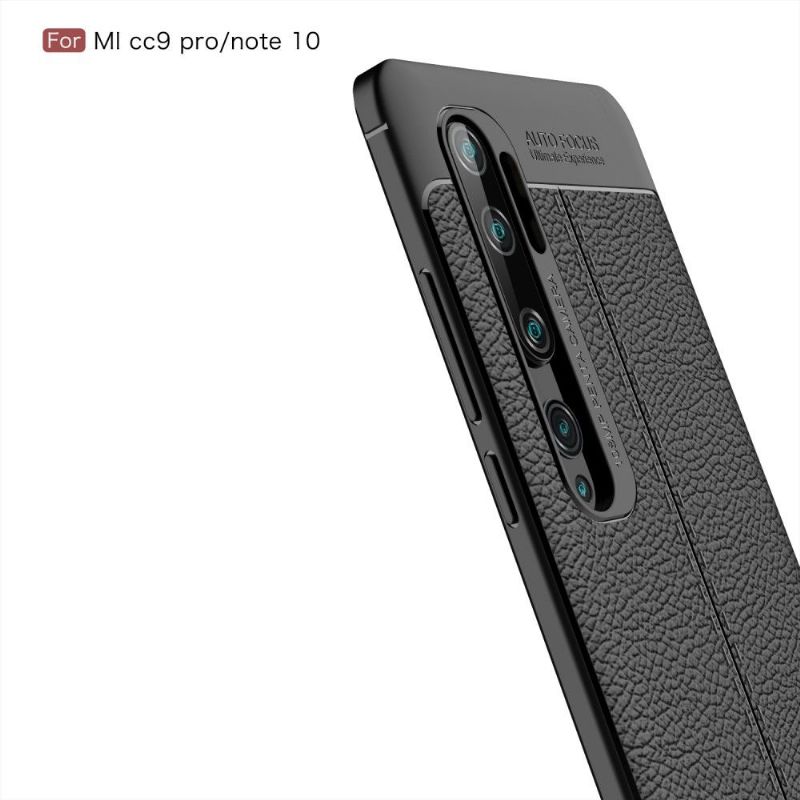 Cover Xiaomi Mi Note 10 / 10 Pro Gel-læderstil